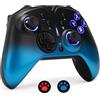 VooFun Controller Switch, Wireless Switch Pro Controller Compatibile con Switch/Lite/OLED/PC Windows, Bluetooth Joystick con 6-Axis Gyro, Turbo, Vibrazione Regolabile, Wake-up