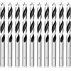 Meccion Punte Trapano Legno, Meccion 8mm 10Pezzi Professionale Brad Point Elicoidale Punta per Legno