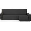 ECOMMERC3 | Copridivano Chaise Long 280 cm convalidato per Chaise Long Braccio destro e sinistro - Copridivano con chaise longue, regolabile, colore nero