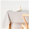 BL BELUM BELUM | Tovaglia antimacchia dimensioni 240 x 155 cm - Tovaglia morbida al tatto, colore grigio medio, 100% Made in Spain Tessuto 100% cotone biologico - Tovaglia modello semplice