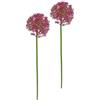 Flair Flower Fiore artificiale Allium, fiore a sfera, fiore singolo, fiori artificiali, decorazione per bouquet e bouquet, fiori decorativi