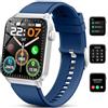 uaue Smartwatch Uomo Donna con Effettua/Risposta Chiamate, 1.85 Orologio Fitness Smart Watch con Contapassi/Cardiofrequenzimetro/Cronometro, 113 Sportivo, Impermeabil IP68 Fitness Tracker per Android iOS