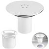 Ewwtrey Copertura Piletta Doccia Bagno, 95mm/110mm Tappo di Scarico, Copertura Sifone Doccia, Piletta per Scarico Lavabo, Tappo Valvola di Scarico per Doccia Lavabi Lavandini