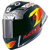 SHARK RACE-R PRO GP OLIVEIRA SIGNATURE Blue Silver White M