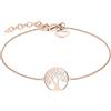 Tamaris gioielli Tree of Life Collection, collana, orecchini (orecchini a bottone & orecchini a cerchio) & bracciale in acciaio inossidabile con Lebensbaum-Motiv. Talisman idea regalo