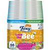 Foxy Love the Bee | Carta igienica 56 rotoli da 225 strappi | 2 veli elevato spessore | FSC |100% Energia elettrica rinnovabile| Confezione prodotta con plastica riciclata