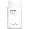 Supersmart Pumpkin Seed Oil - Per la Salute Urinaria & della Prostata - SuperSmart | Aumenta la Crescita dei Capelli - No-OGM & Gluten Free - 60 Capsule Softgel