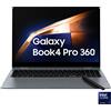 Samsung Notebook Samsung Galaxy Book4 Pro 360 Intel Core Ultra 7 155H Ibrido (2 in 1) 40,6 cm (16) Touch screen WQXGA+ 16 GB LPDDR5x-SDRAM 1 TB SSD Wi-Fi 6E (802.11ax) Windows 11 Grigio [NP962QGK-KG1IT]