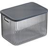 JOYBOS Scatola portaoggetti con coperchio blu 16,5