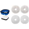 BISSELL Kit di Accessori per SpinWave + Vac | Mop Lavabili e Riutilizzabili con Filtro | Include Panni Ruvidi, Morbidi e Filtro | Ricambi | Ideale per le Serie SpinWave + Vac | 3887