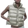 Kobilee Piumino Donna Invernale Trapuntato Giacca Primaverile Giubbotto Senza Maniche Imbottito Gilet Piumino Leggero Corto Piumino Smanicato 100 Grammi Elegante Gilet