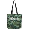 Alpha Industries Alpha Borsa della Spesa Unisex-Adulto, Olive Camo, Taglia Unica