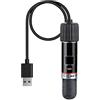 GERUI Riscaldatore USB per Acquario 10W Mini Riscaldatore per Acquario con Termostato, Termostato per Acquario Riscaldatore per Tartarughe per Piccoli Acquari Per Acqua Salata e Acqua Dolce