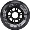 K2 Rainfly 90 mm - Confezione da 4, Ruote per Pattini in Linea Unisex-Adulti, Nero