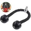 Accessotech Resistente Nera Tricipiti Corda Attacco Bodybuilding Plastica estremità LAT Corda Palestra