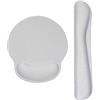 AOKSUNOVA Tappetino per mouse con cuscino in gel, con poggiapolsi, mouse pad e tastiera, colore grigio