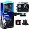 SEVOLY Fotocamera d'azione impermeabile EK7000 4K Action Camera Videocamera DV impermeabile Ultra HD Telecamere da 12 MP Fotocamera sportiva Grandangolo da 170 gradi Originale Cattura ogni tuo momento.