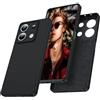 LeYi Cover per Redmi Note 13 5G (Non per 4G), Protezione Fotocamera, Custodia Sottile in TPU Morbido, Silicone Bumper Antiscivolo e Resistente Case per Xiaomi Redmi Note 13 5G, Nero