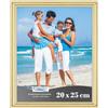 Icona Bay Cornice Dorata 20x25 cm, Modanatura Splendidamente Dettagliata, Set Cornice Contemporanea, Montaggio a Parete o Tavolo, Collezione Inspirations