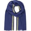 Lindenmann Men's Scarf / 55% Cotton, 45% Viscose Scarf, blue