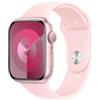 Apple Smartwatch Apple Watch Serie 9 GPS 45mm Cassa in alluminio con cinturino sportivo S/M Rosa/Rosa [MR9G3QF/A]