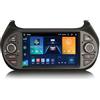 GONFEN Autoradio GPS a otto core Android 13 per Citroen Nemo Fiat Qubo Fiorino Peugeot Bipper DAB+ Navigation DSP WiFi OBD2 TPMS DVB-T2 Bluetooth 5.0 A2DP SWC CarPlay & Android Auto 4GB RAM + 64GB ROM