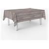ECOMMERC3 Tovaglia in tela cerata rettangolare 200x140 cm Wood Marrone | Per il tavolo da sei, superficie continua che non assorbe, fabbricata in Spagna
