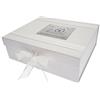 WHITE COTTON CARDS Memories of This Year, Grande Scatola dei ricordi, Glitter e Parole, Legno, Bianco, 27.2x32x11 cm