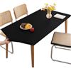 KFDZSW Tovaglia Rettangolare Antimacchia Impermeabile, Tovaglia con Bordo Elastico Tovaglia Lavabile Tovaglia per Esterno, per Protezione Tavolo (Nero,90X150CM)