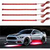 YM E-Bright 30CM 5050 12-SMD DC12V 4 Pezzi Impermeabile LED Striscia Luce, per Auto Interior & Esterno Decorazione DRL Giorno Luce di Esecuzione