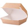 Eco to go Contenitore panino medio in cartoncino bio 11,5x10,5x8 cm avana