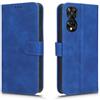 PEIYE Flip Cover per TCL 505, Custodia Libro in PU Pelle Portafoglio, Case Antiurto Soft con Porta Carte e Chiusura Magnetica, Funzione Stand, (Blu)