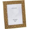 DRW Portafoto in resina per fotografia da 10 x 15 cm in oro 16 x 1,5 x 20,5 cm, per 10 x 15 cm