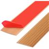 ztowoto 200 * 4cm Striscia di soglia in PVC da 200cm, strisce di transizione del pavimento, strisce di rivestimento per pavimenti in laminato, striscia divisoria autoadesiva per porta del pavimento