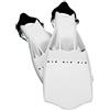 DiveSystem Tech Fin Pinne Tecniche in Gomma, Bianche, XS (EU 36-39)