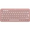 Logitech Pebble Keys 2 K380s - QWERTZ German Layout, Rose