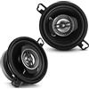 Pyle Casse Auto Stereo Universali 2 Vie, 120 Watt, 8.9 Centimetri Coassiali, Sostituzione Rapida, Montaggio Porta/Pannello Lato, Coppia