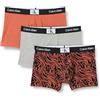 Calvin Klein Boxer Uomo Confezione da 3 Cotone Elasticizzato, Multicolore (Bclr Btn, Auth Gry, Otdf_Bclr Btn), XS