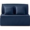 EvergreenWeb DIVANO LETTO ELLEN 160x190 cm Blu