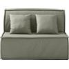 EvergreenWeb DIVANO LETTO ELLEN 160x190 cm Grigio