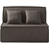 EvergreenWeb DIVANO LETTO ELLEN 160x190 cm Grigio scuro