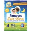 FATER SpA PANNOLINO PER BAMBINO PAMPERS SOLE & LUNA MAXI 18 PEZZI