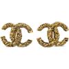 CHANEL Pre-Owned - Orecchini a clip CC 1993 - Donna - placcatura in oro - Taglia unica