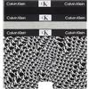 Calvin Klein Boxer Uomo Confezione da 3 Cotone Elasticizzato, Multicolore (Blk, Grey Hthr, Warped Logo Prt_Blk), M