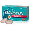 Gaviscon 250+133,5mg Antiacido 24 Compresse Masticabili Fragola