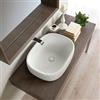 Ceramica Flaminia Lavabo 62x48 Bonola Latte Bianco Opaco