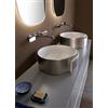 Ceramica Flaminia Lavabo Roll 44 Silver White Opaco