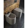 Ceramica Flaminia Wc Astra Goclean Cenere - Sedile in Termoindurente: SENZA SEDILE