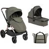 Kikka Boo Kikkaboo Duo Passeggino e Carrozzina KARA ARMY GREEN BORSA INCLUSA
