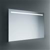 Lineabeta Specchio LED Europa 120x80cm dimmerabile con cornice grigia
